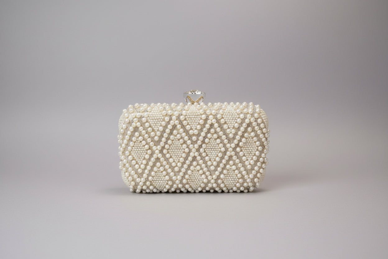 The Opulence Pearl Clutch
