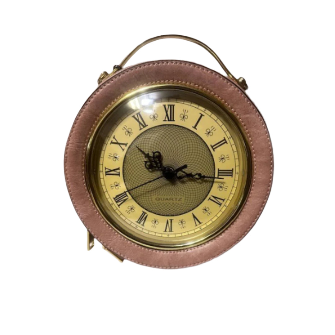 Vintage Clock Crossbody Bag
