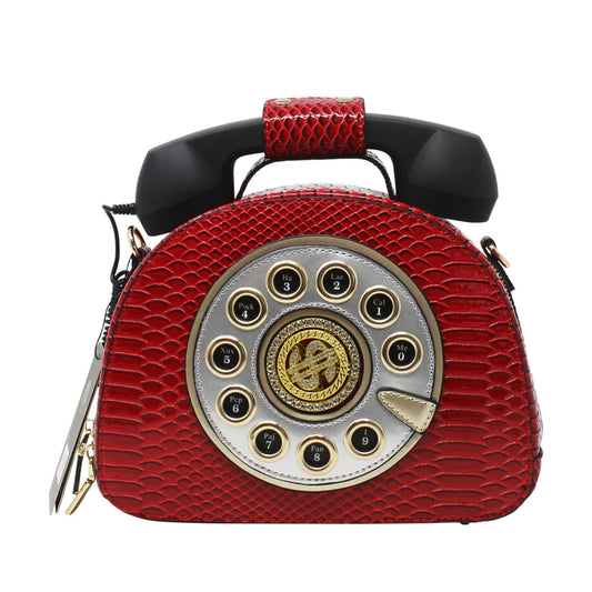 Retro Telephone Crossbody Bag