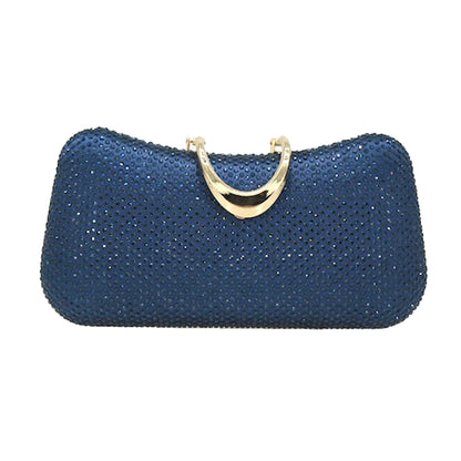 Double Rhinestone Clutch