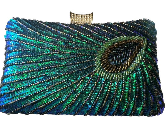 Peacock Clutch Bag