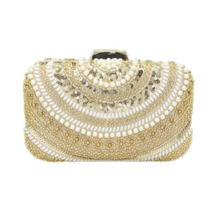 Pearl Necklace Clutch Bag