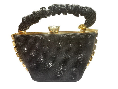 Diamond Top Large Rhinestone Purse