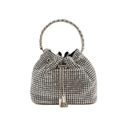 Rhinestone Drawstring Small Bag