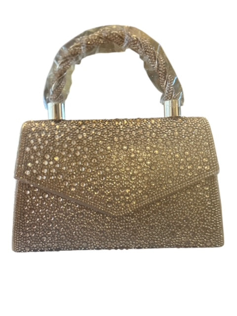 Glitter Bag with Braided Handle