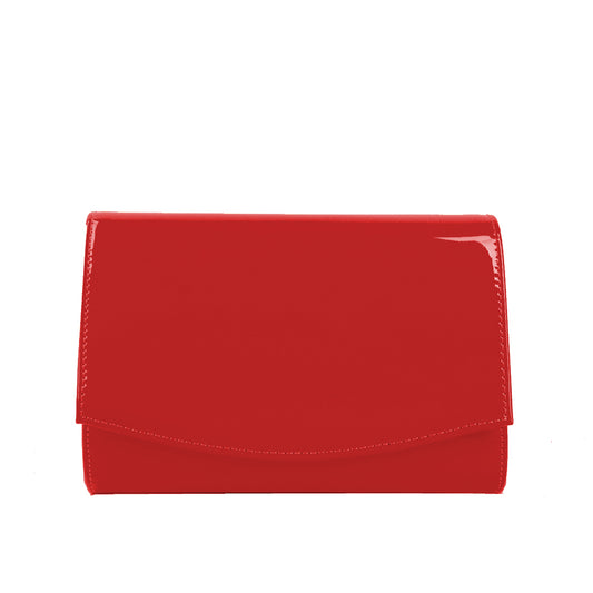 Patent Leather Envelope Clutch
