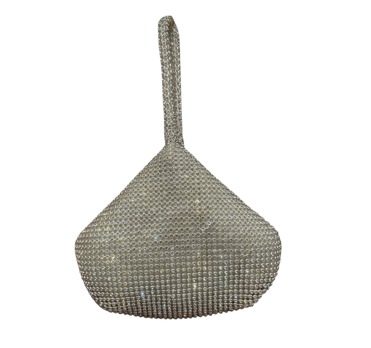 Soft Rhinestone Bling Wrist Clutch Purse